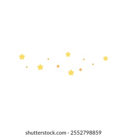 Group of star. Shiny stars pattern. Flat decorative vector design isolated illustration.	