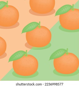 Grupo de mandarina de fruta dulce