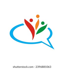 icono de comunicación de grupo