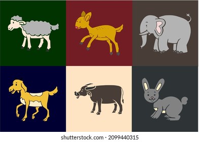 el grupo de animales domesticados 