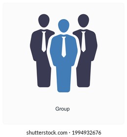 Concepto De Icono De Grupo O Equipo 