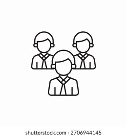 group team icon sign vector