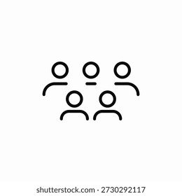 Gruppe Team Symbol Zeichen Vektor
