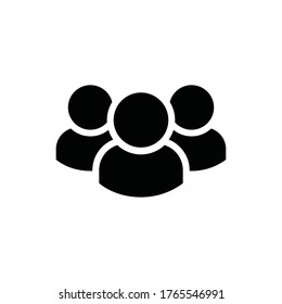 group team icon vector sign symbol isolated