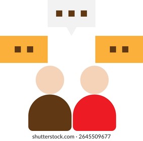 Ilustración plana de Vector de Personas de Equipo de grupo