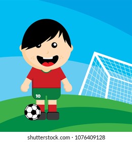 group team soccer tournament vector art