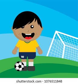 group team soccer tournament vector art