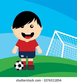 group team soccer tournament vector art