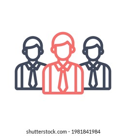 Group, team, teamwork icon vector image. Can also be used for seo and web. Suitable for use on web apps, mobile apps and print media.