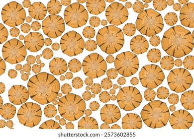 a group of textured wood without background