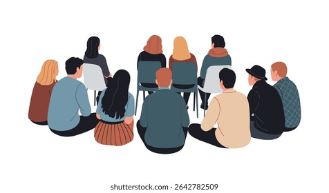 Group Therapy Session Promoting Mental Health Awareness and Offering a Supportive Environment for Recovery