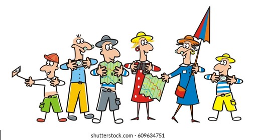 Tour Guide Cartoon Images, Stock Photos & Vectors | Shutterstock