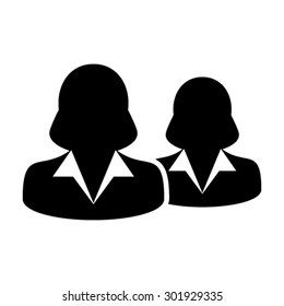 Group of User Management Team Icon - Vector
