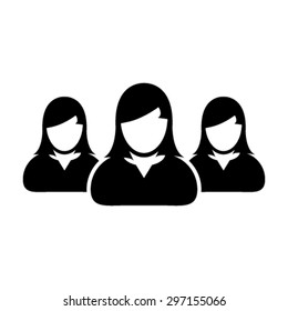 Group of User, Management Team Leader Icon - Vector