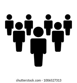 Group users – stock vector