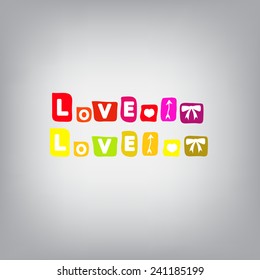 group of Valentine symbol,