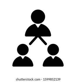 group vector glyph flat icon 