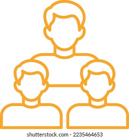 Group vector icon. Can be used for printing, mobile and web applications.