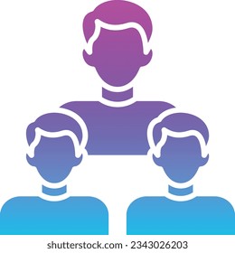 Group vector icon. Can be used for printing, mobile and web applications.