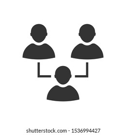 Group Vector Icon Isolated On Transparent Background