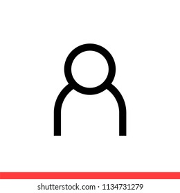 Group vector icon, team symbol. Simple, flat design for web or mobile app