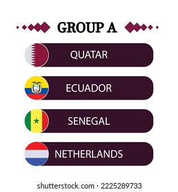 grupo A ilustración vectorial aislada en blanco