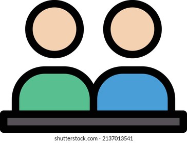 ilustración del vector de grupo en un fondo transparente. Símbolos de calidad premium. Icono vectorial de trazo para el concepto y diseño gráfico.
