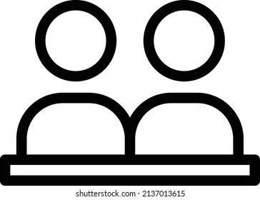 group Vector illustration on a transparent background. Premium quality symbols. Stroke vector icon for concept and graphic design.