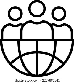 ilustración de vectores de grupo en un fondo transparente.Símbolos de calidad premium.Iconos vectores de trazo para el diseño de conceptos y gráficos.