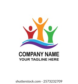 Group Vector Logo Design Template,