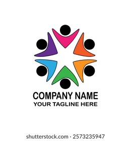 Group Vector Logo Design Template,