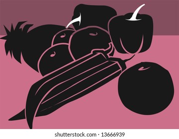 group of vegetables in display	