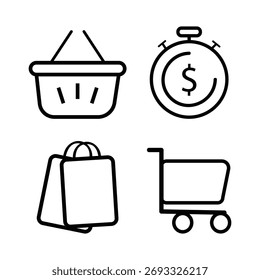 a group of verities icon design