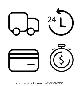 a group of verities icon design