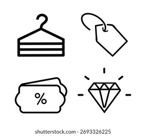 Un grupo de diseños de iconos de Verties