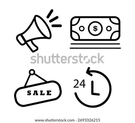 a group of verities icon design