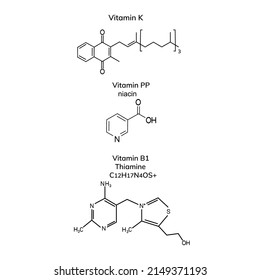 Group of vitamins on white background