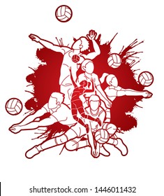 バレーボール 手 のイラスト素材 画像 ベクター画像 Shutterstock
