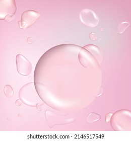 group of water droplets background
