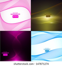group of waves backgrounds