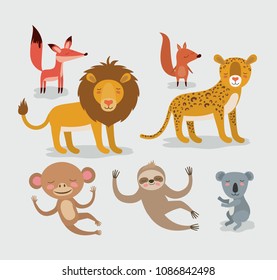 group of wild animals
