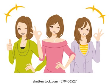 Group of women.