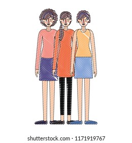 group of women characters