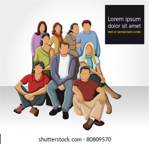 Group of young people