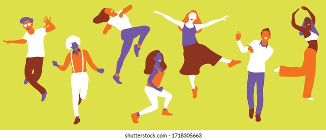 A group of young people having fun