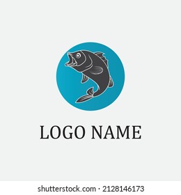 grouper logo vector illustration design icon logo template