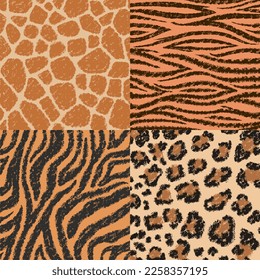 grouper, tiger, leopard, cheetah, culottes pattern detailed texture and pattern, perfect for background and wallpaper