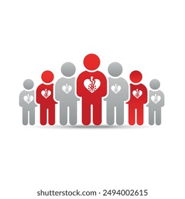 Grouping People Illustration Icons Vector
