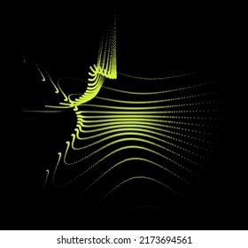 Groups of explosions and bursts of energy. Scattering galaxies, universes and stars. Gravitation curves trajectories. Sea of information. Net point forms space power fabric. Light receding surface.