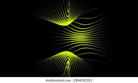 Groups of explosions and bursts of energy. Scattering galaxies, universes and stars. Gravitation curves trajectories. Sea of information. Net point forms space power fabric. Light receding surface.